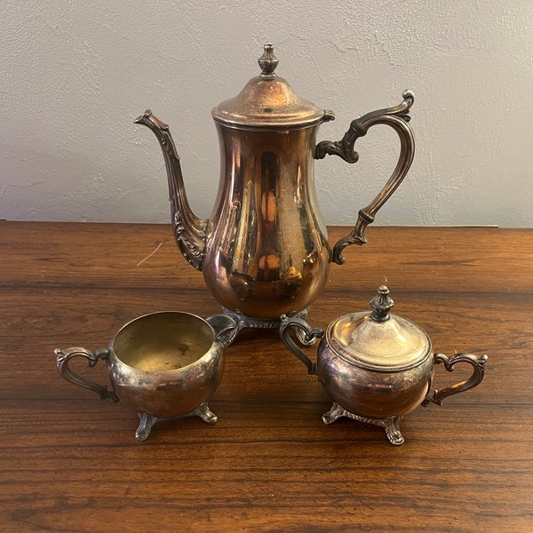 Vintage WM Rogers Coffee Set Series 800