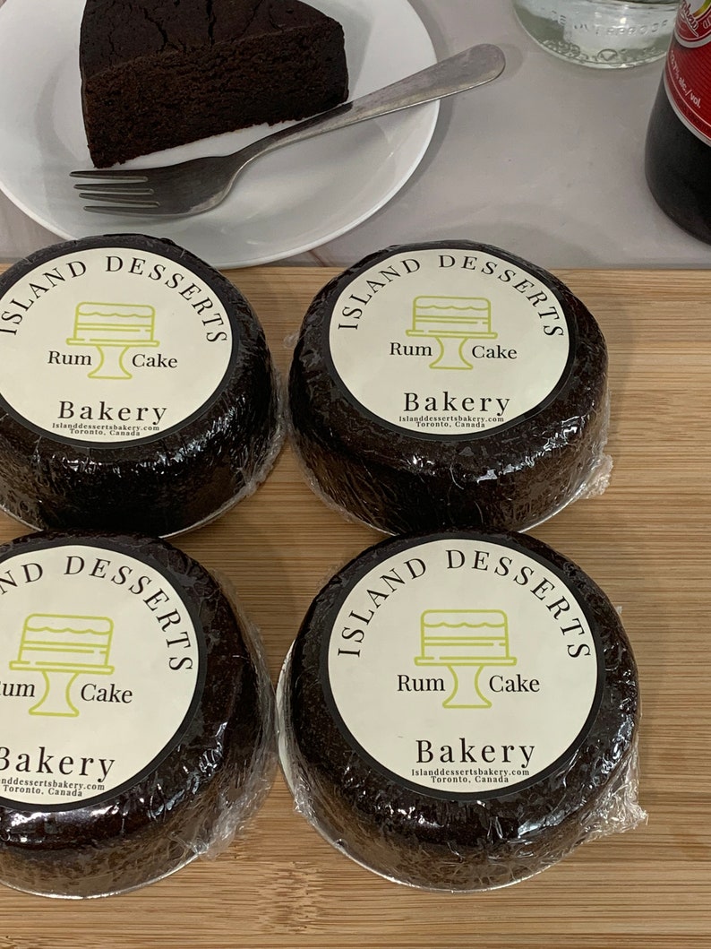 Jamaican Rum Cake Jamaican Black Cake Jamaican Christmas Etsy