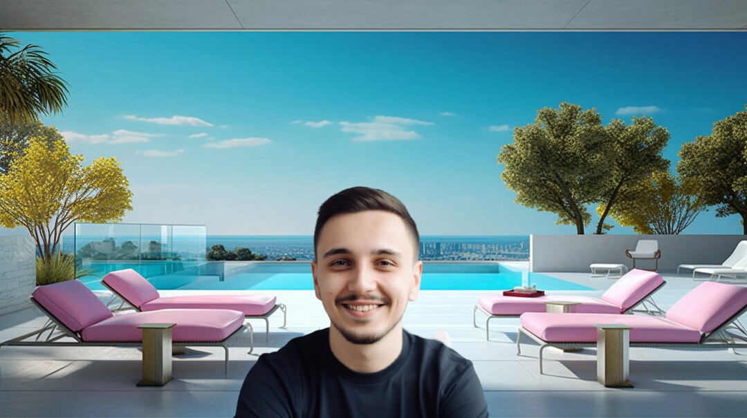 Zoom Virtual Backgrounds Rooftop Infinity Pool Backdrop - Etsy Finland