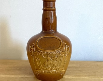 Vintage Chiba’s Decanter Royal Doulton Ceramic Corked Bottle