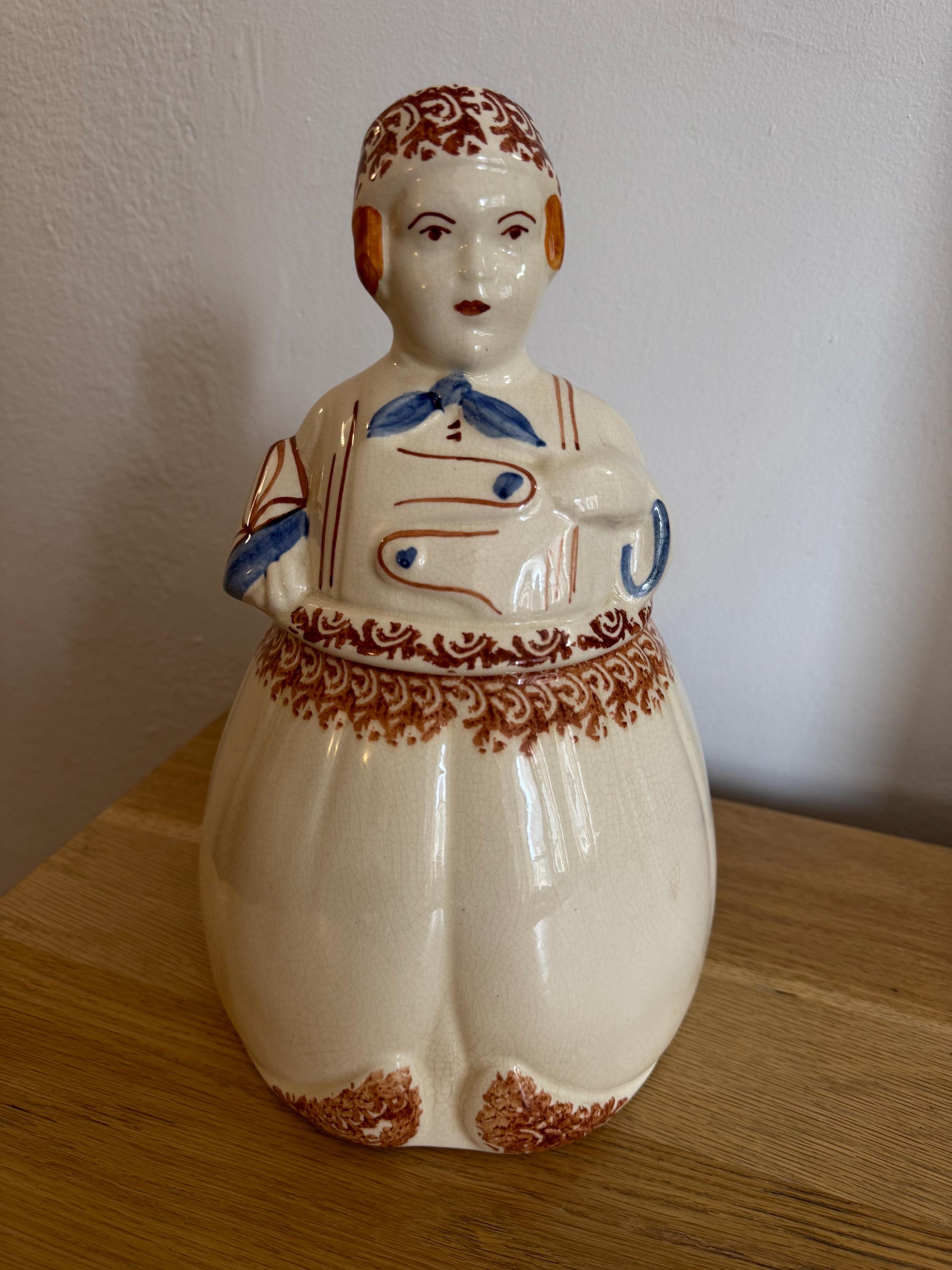 Rare 1960s Red Trim Happy Dutch Boy USA Cookie Jar - Etsy