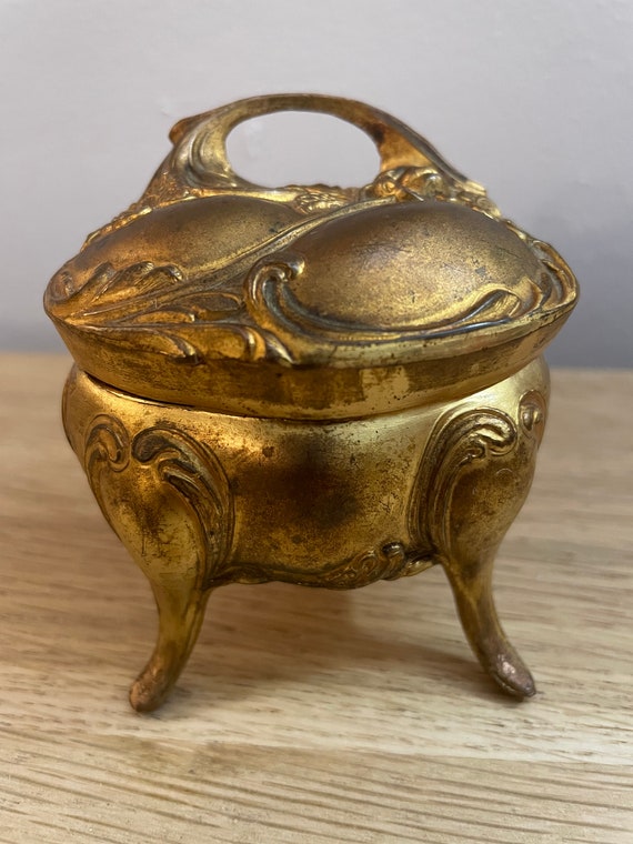 Antique Victorian Jewelry Casket , Trinket Box ,V… - image 2