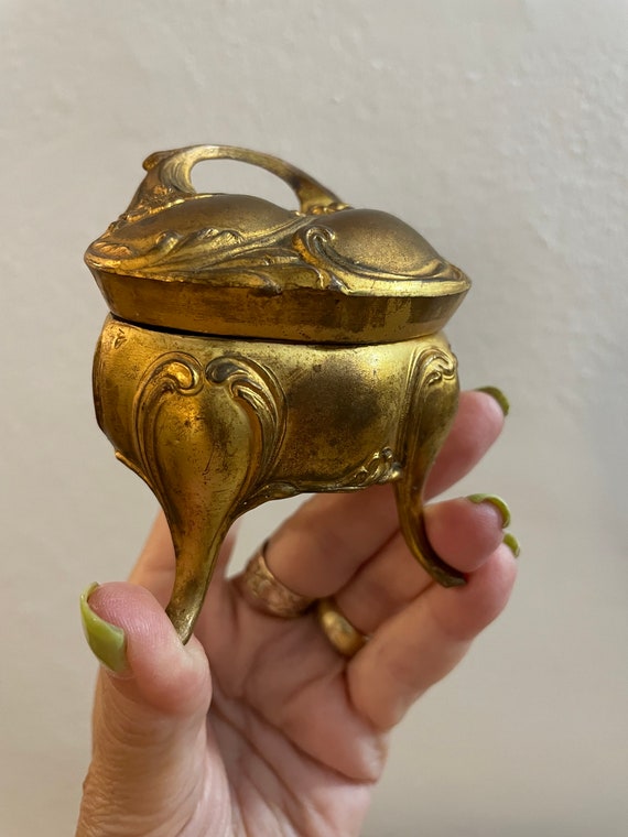 Antique Victorian Jewelry Casket , Trinket Box ,V… - image 7