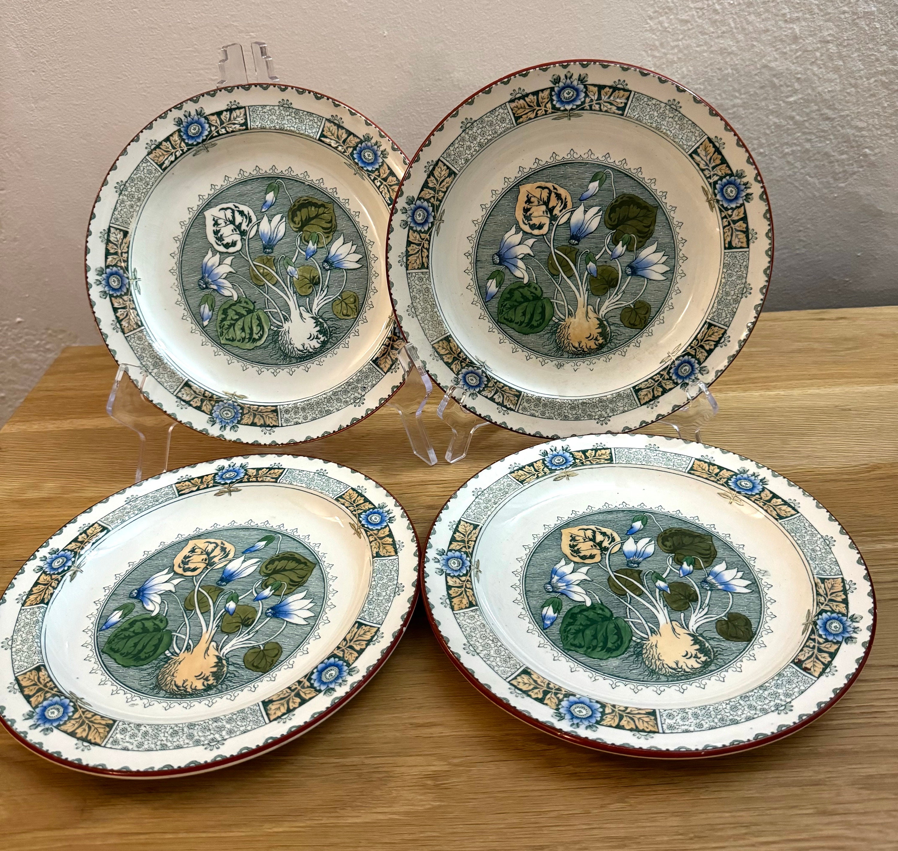 Antique Josiah Wedgewood and Sons / A Durer Cyclamen Flower and