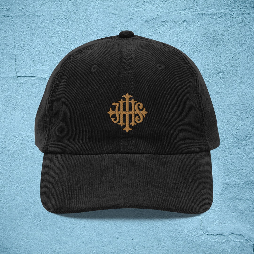 IHS Corduroy Cap - - Traditional Catholic Men, Catholic Gifts, Catholic ...