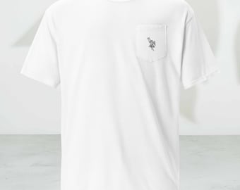 Saint Michael Pocket Tee: Relaxed Fit Catholic Men's Shirt