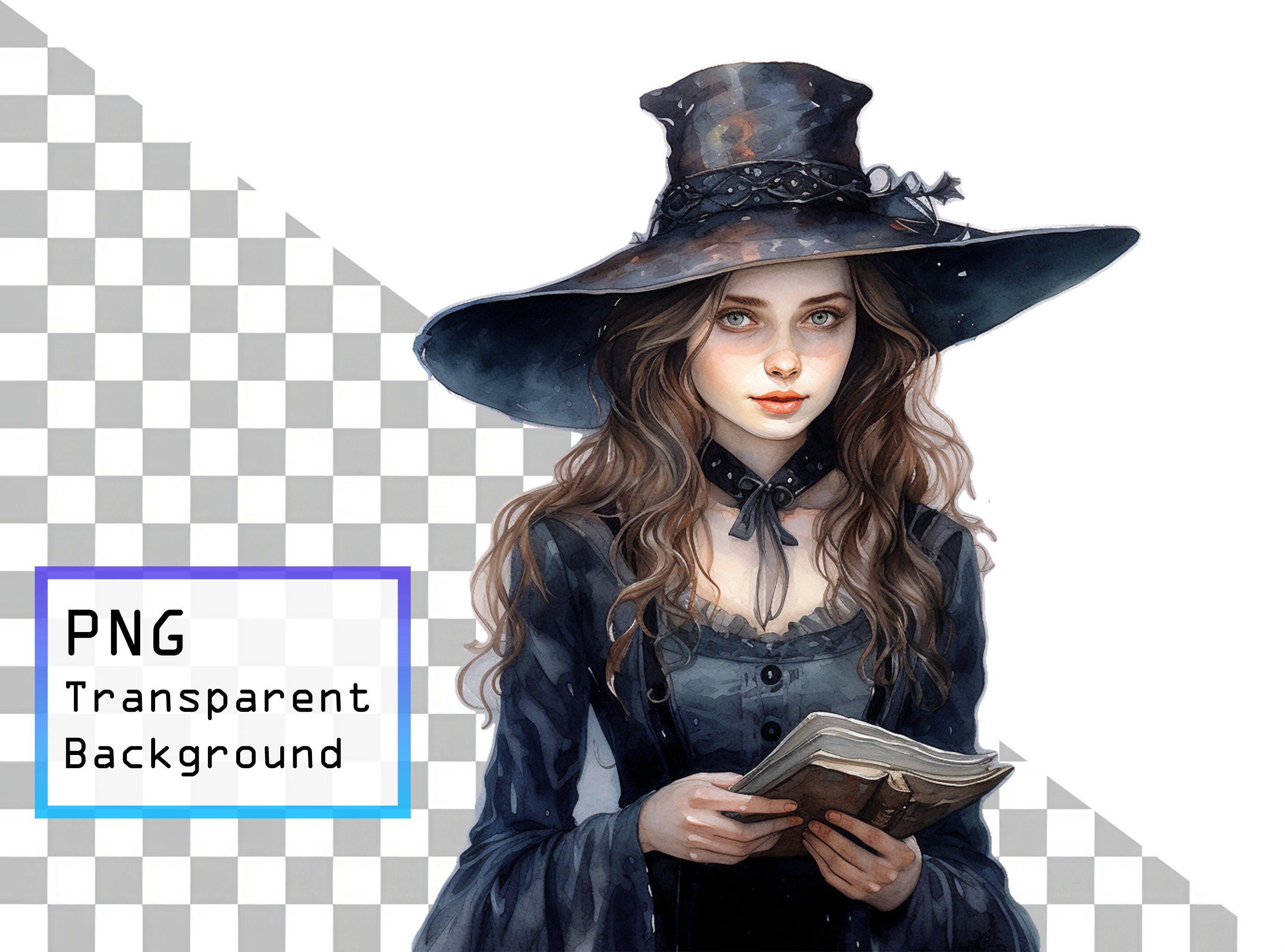 25 Magic Academy Student Clipart Bundle Watercolor Wizarding - Etsy