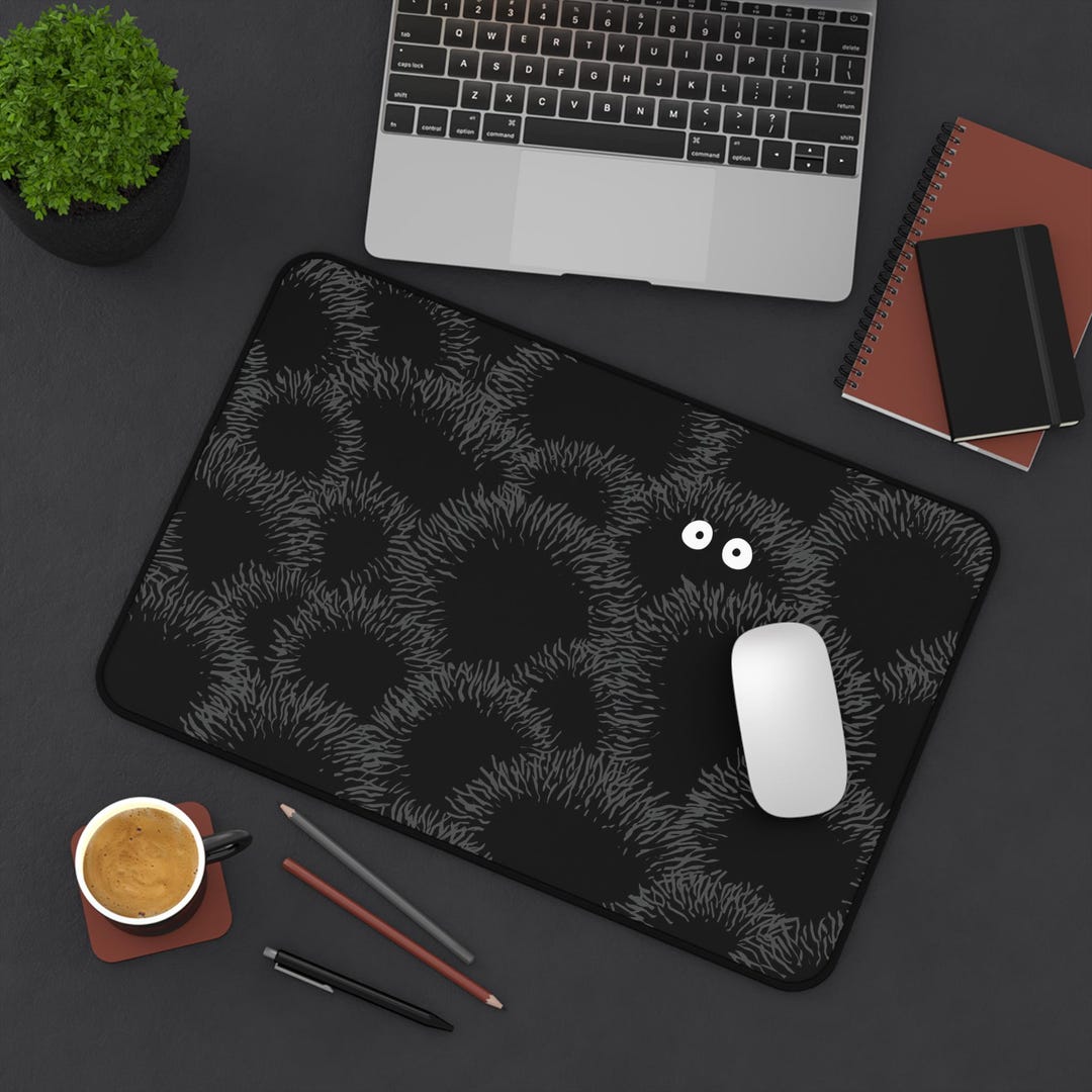 Kawaii Gremlin Desk Mat, Anime Aesthetic Mouse Pad,cute Little Dark ...