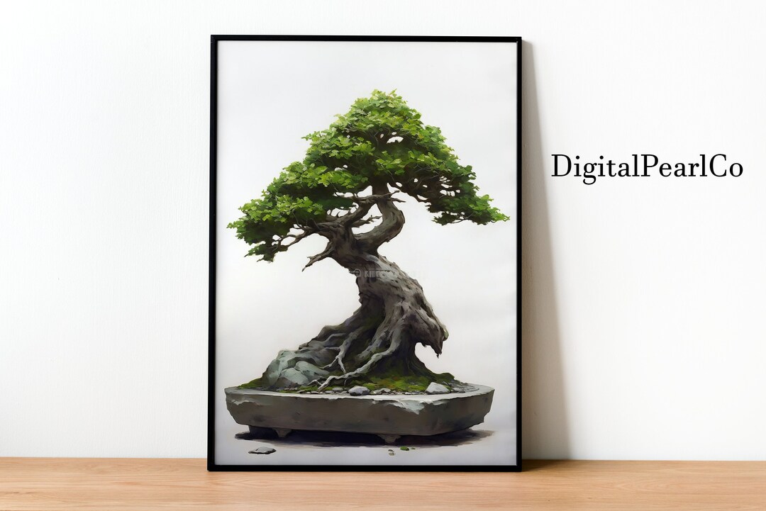 Printable Bonsai Tree Japanese Downloadable Printable - Etsy