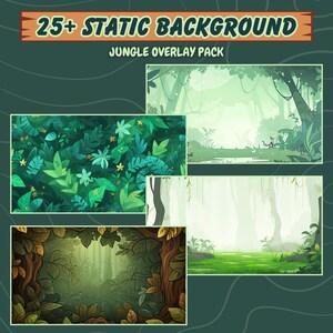 Stream Package - Jungle Twitch Overlay Sound Alerts for Youtube/twitch ...