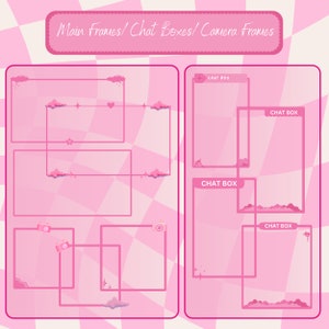 cloudy stream overlay Twitch package Twitch overlay