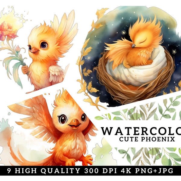 Phoenix Bird Art - Etsy