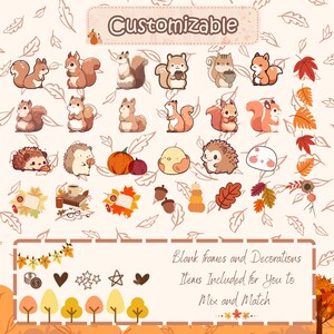 Fall Stream Overlay Package: Animated Autumn Twitch Theme - Etsy UK