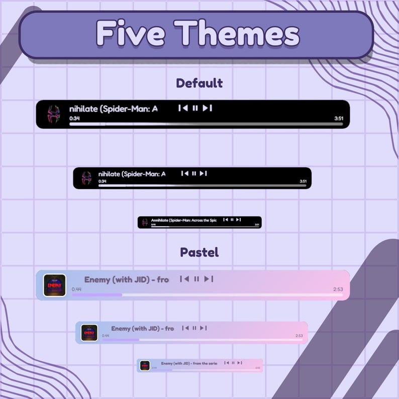 Spotify Music Widget for Streamelements: Stream Overlay for Twitch ...