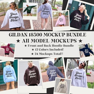 Gildan Adult Fleece Hooded Sweatshirt G18500 – Light Pink Pullover Hoodie, Soft Cotton Blend, Size XX-Large