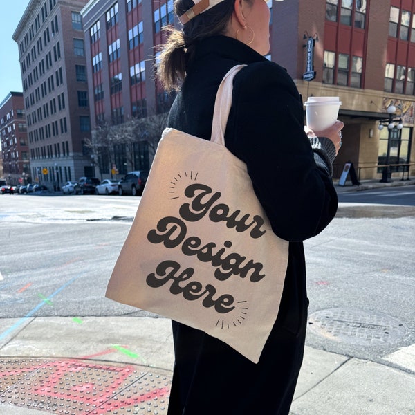 Tote Bag Mockup Canvas Tote Bag Mockup Printify Tote Bag Print on Demand Mockup Model Mock up Aesthetic Tote Bag Gift Bag Mockup