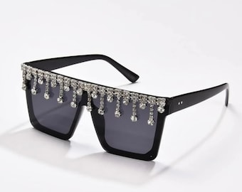 Lunettes de soleil strass