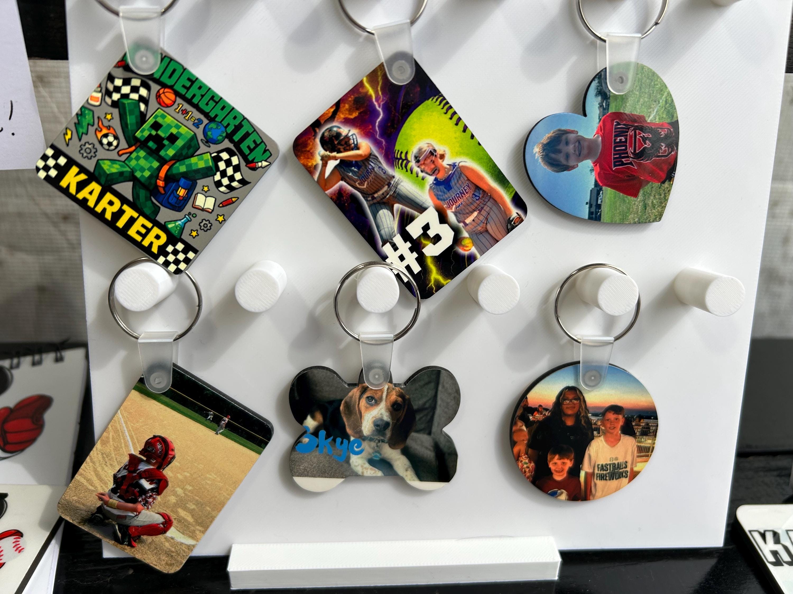 Photo Paper Keychain Custom Double-sided Photo Keychains – Personalized Picture Keychain ...