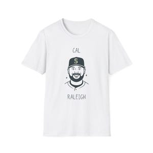 Cal Raleigh Seattle Mariners Cartoon Tee