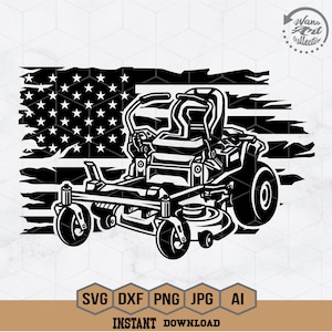 US Zero Turn Lawn Mower Svg | Mower Svg | Landscaping Svg | Lawn Mower Svg | Lawn Mower Shirt | Lawn Mower Clipart | Lawn Mower Png Eps Dxf
