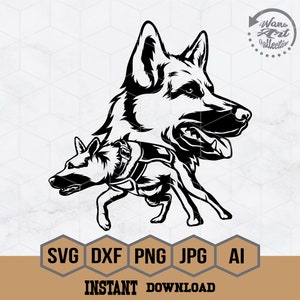 Police Dog Svg | German Shepherd Svg | Attack Dog Svg | Bomb Sniffing Svg | Soldier Dog Svg | K9 Dog Svg | K9 Unit Clipart | K9 Shirt
