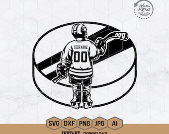 Personalized Name | Ice Hockey Kid Svg | Ice Hockey Player Svg | Hockey Game Svg | Ice Skating Svg | Goalie Clipart | Ice Hockey Shirt | Png