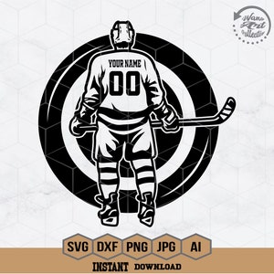 Personalized Name | Ice Hockey Player Svg | Hockey Team Svg | Ice Hockey Svg | Hockey Png | Hockey Dad Cutfile |  Hockey Skate Shirt | Png