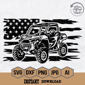 US Atv Svg | Utv Svg | RZR Atv Svg | Atv Offroad Svg | Dirty 4 Wheels | Atv Riding Svg | US Atv Shirt | Cricut & Silhouette, Printable Png