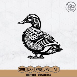 Duck SVG | Mallard Duck SVG | Duck Hunting SVG | Duck Clipart | Duck Cut Files | Duck Files for Cricut | Png Dxf Jpg Eps
