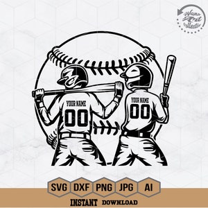 Personalized Name Svg | Baseball Kids Svg | Baseball Player Svg | Baseball Kid Shirt | Baseball Shirt | Baseball Clipart | Baseball Stencil