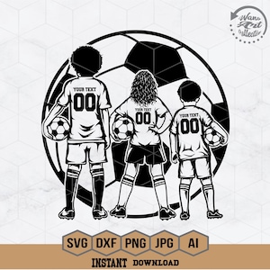 Soccer Boy Svg | Soccer Kid Svg | Soccer Girl Svg | Soccer Team Svg | Soccer Player Svg | Football Png | Soccer Shirt | Png Dxf Eps Ai