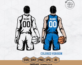 Niño de baloncesto Svg / Jugador de baloncesto Svg / Baloncesto Svg / Equipo de baloncesto / Temporada de baloncesto / Partido de baloncesto / Camiseta de baloncesto / Png