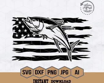 US Tuna Fish Svg | Fishing Svg | Tuna Fishing Svg | Tuna Clipart | Tuna Vector | Tuna Cricut | Tuna Cutfile | Fish Svg | Fish Hook Svg | Png