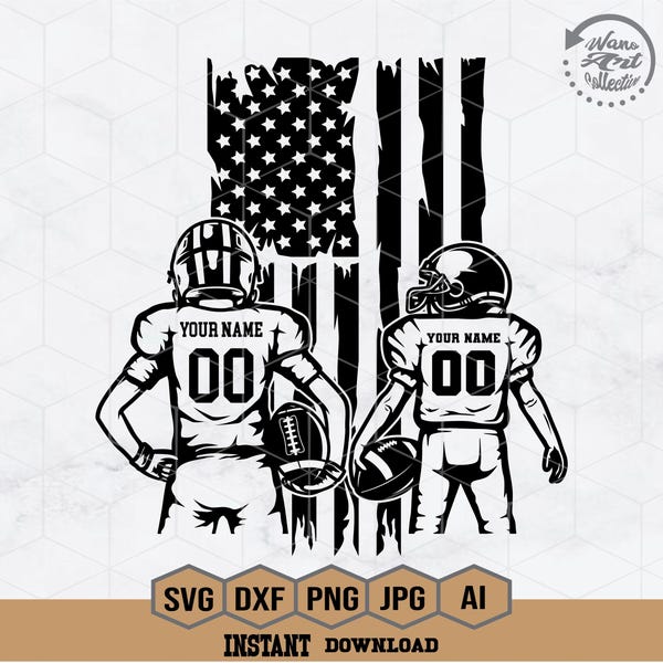 2 voetbal Kid Svg | Voetballer Svg | Voetbal Svg | Naam voetbal | Voetbalteam | Voetbalseizoen | Voetbalshirt | Png dxf-eps