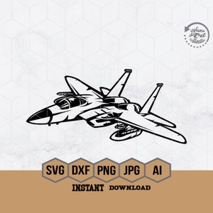 Fighter Jet svg, Air Force Cut File, Sky Battle Scene png, Firing Sky Measles Clipart, Aircraft Bomber Stencil, Military Jet Cut File & DXF