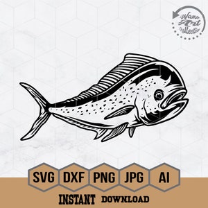 Mahi mahi Fishing Svg | Mahi Fish Svg | Mahi mahi Fish Svg | Mahi Fish Clipart | Mahi mahi Vector | Mahi mahi Cricut | Mahi mahi Cutfile