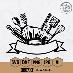 Kitchen Tools svg | Chef Tools Svg | Cooking Tools svg | Chef Dad svg | Cook svg | Chef Shirt | Chef Clipart | Chef Cutfile| Cook png