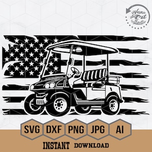 US ゴルフ カート SVG | ゴルフ SVG | ゴルフ カート クリップアート | ゴルファー SVG | リッチ マン スポーツ ステンシル | スポーツ パパ SVG | ゴルフ カート ドライバー シャツ ギフト アイデア