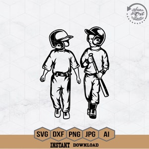 Baseball Kids Svg | Baseball Player Svg | Baseball Team Svg | Baseball Kid Shirt | Baseball Clipart | Kid Shirt | Baseball Stencil | Png