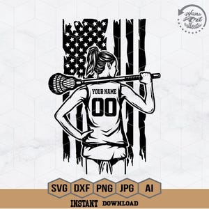Weiblicher Lacrosse-Player svg | Lacrosse Mama geschnitten Datei | Lacrosse Druck | Lacrosse Stick geschnitten Datei | Lacrosse Helm geschnitten Datei | Lacrosse Mom Shirt | Datei: Png, Dxf, Eps
