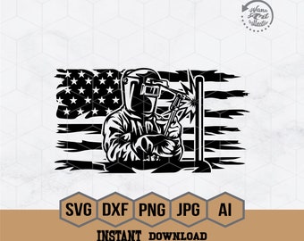 US Welder Svg, Welding Svg, US Welder Machine Png, US Welding Rod svg, Welder Dad Shirt,  Welder Cutfile, Welding Torch Svg, Welder Stencil