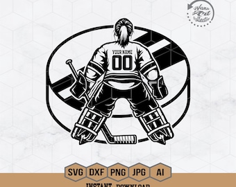 Goalie Girl Svg | Goalie Player Svg | Goalkeeper Svg | Goalie Mom Svg ...