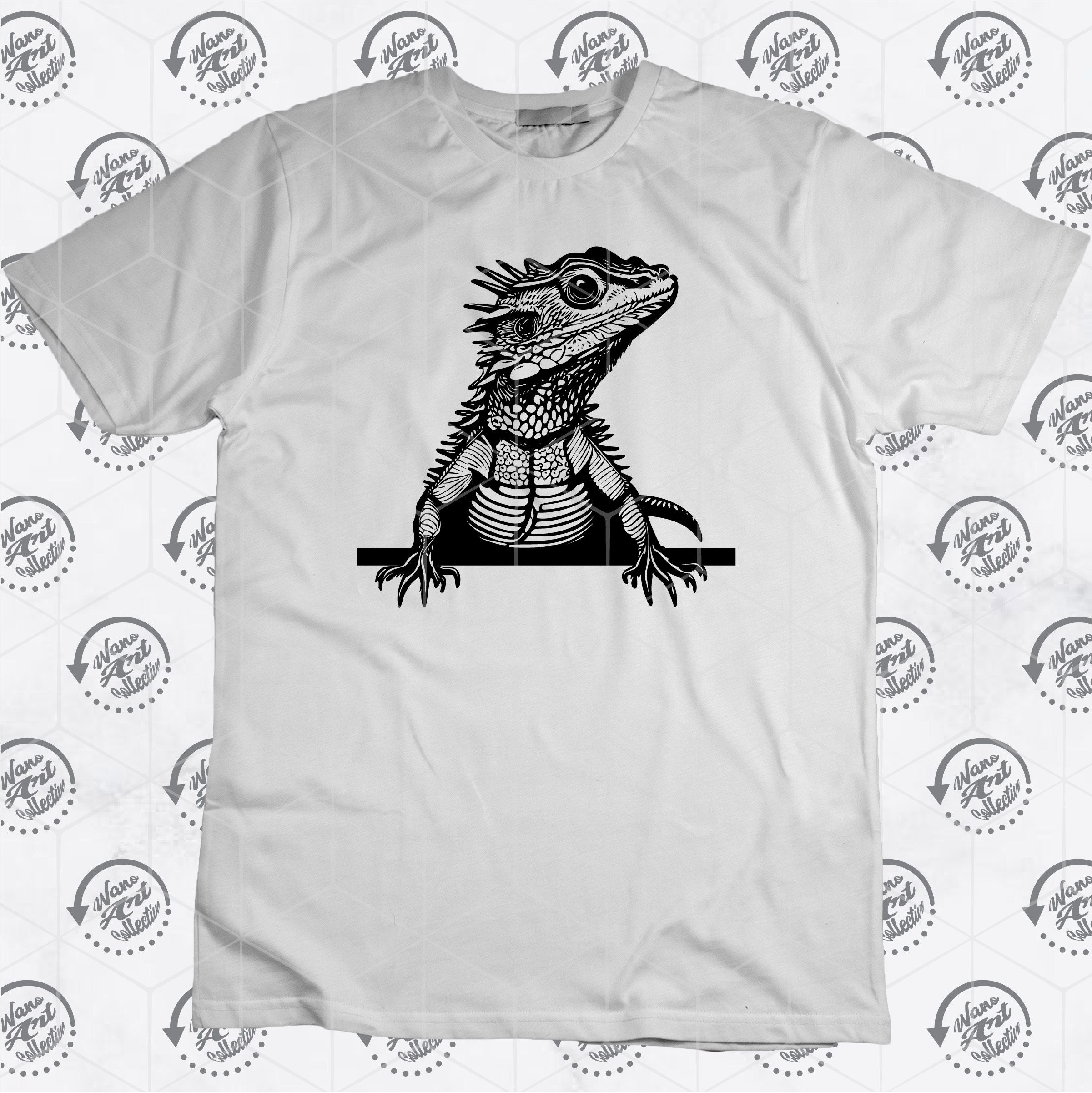 Bearded Dragon Svg Bearded Dragon Clipart Komodo Lizard Cutfile Small ...