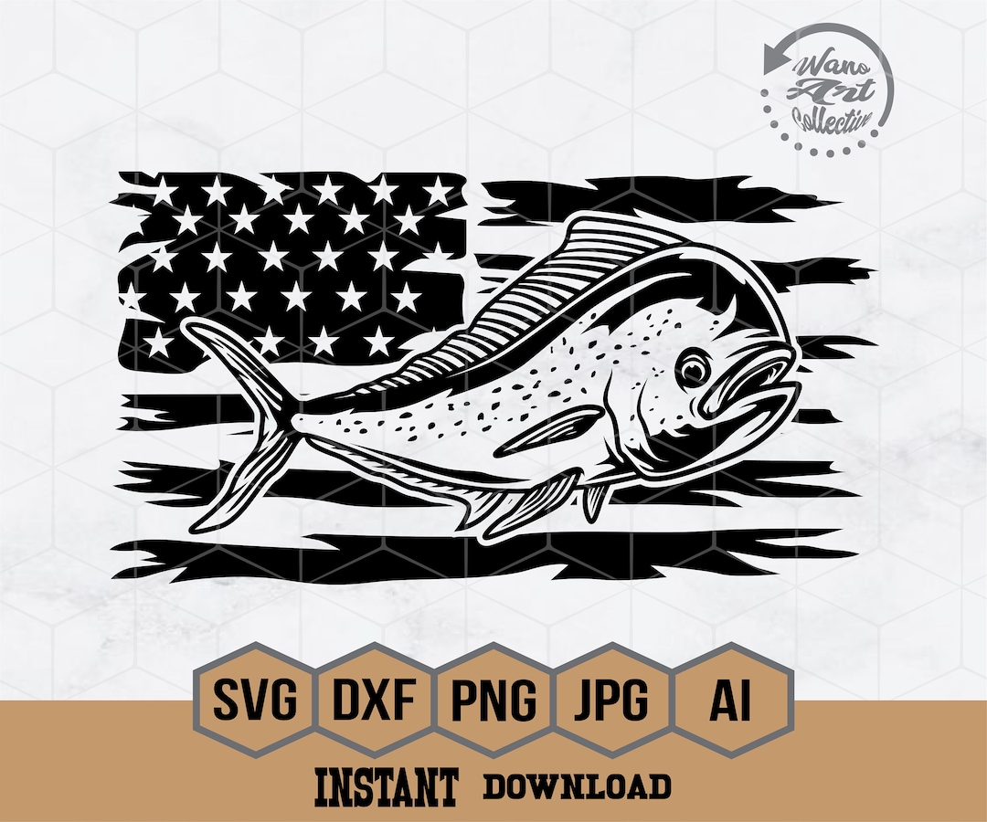 US Mahi Mahi Fishing Svg Mahi Fish Svg Mahi Mahi Fish Svg Mahi Fish