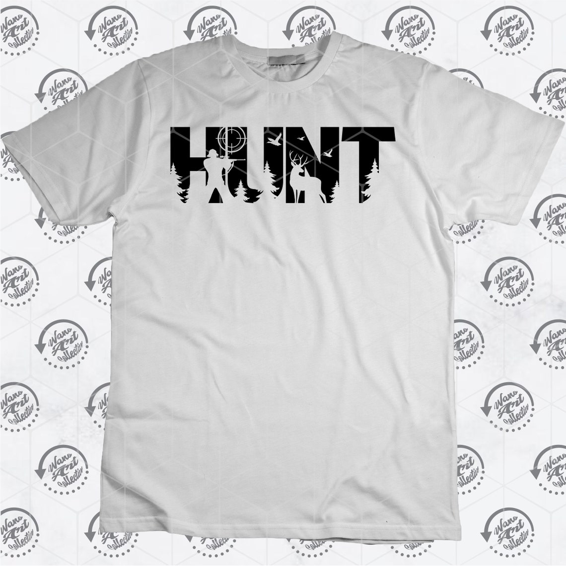 Hunting SVG File Deer Scene Svg Hunter Svg Hunting Dad Svg Outdoor ...