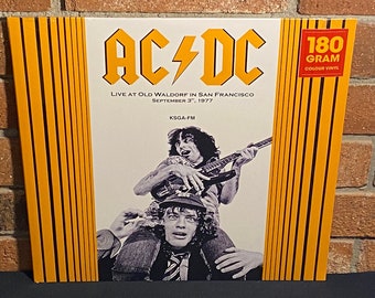 AC/DC - Live at the Waldorf San Francisco 1977, Ltd 180 Gram Colored Vinyl New & Sealed!