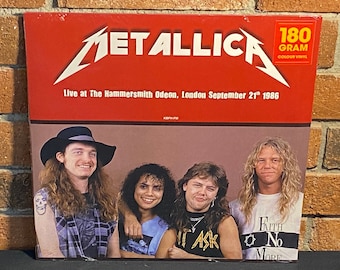 METALLICA - Live At The Hammersmith Odeon 1986, Limited Import 180 Gram COLORED VINYL Lp  New & Sealed!