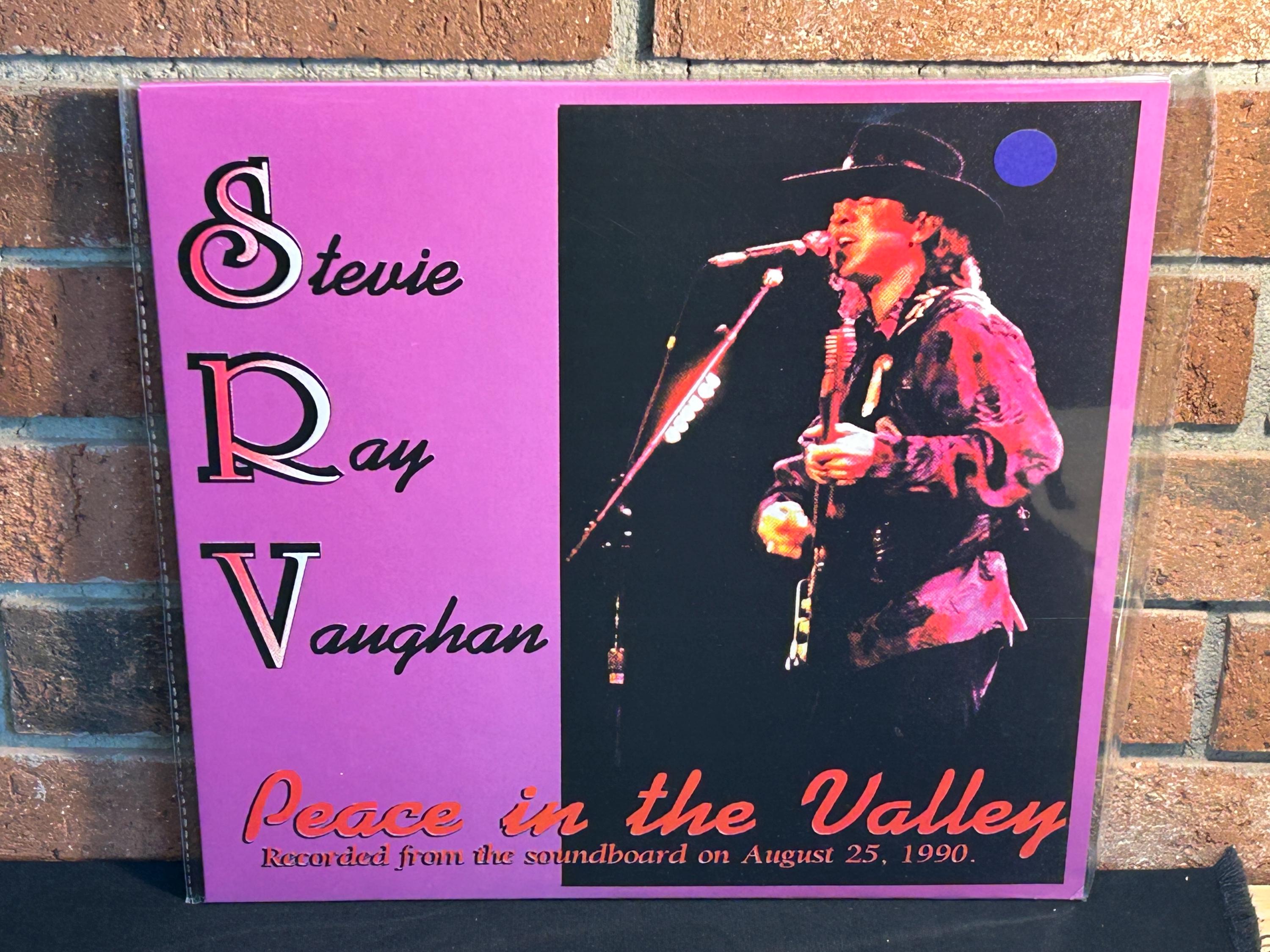 スティービーレイヴォーン　ラストライブポスター　ALPINE VALLY Stevie Ray Vaughan – Peace in the Valley, Alpine Valley 1990