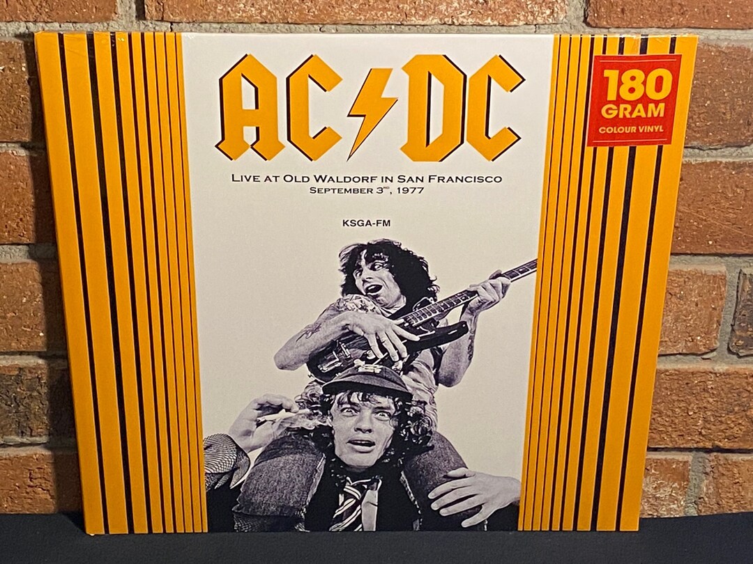 AC/DC Live at the Waldorf San Francisco 1977, Ltd 180 Gram Colored ...