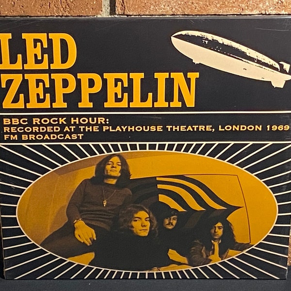 Led Zeppelin – BBC Rock Hour, Limited Import BLACK VINYL Lp New & Sealed!